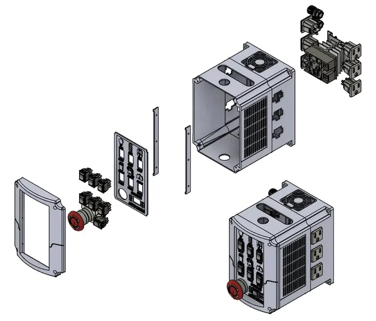 Hộp điều khiển VFD cho máy CNC Onefinity hoặc Generic - Image 2