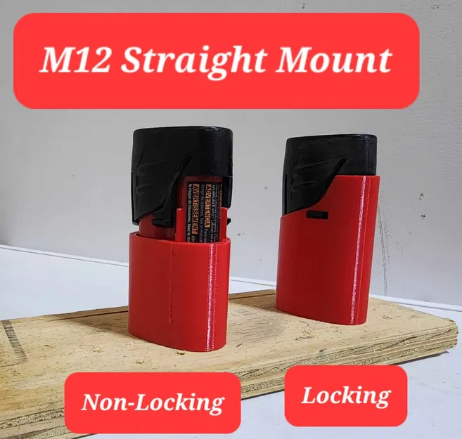 Giá đỡ pin Milwaukee M12 và M18 treo tường - Image 2