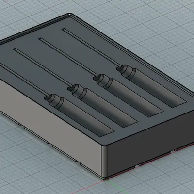 Giá đỡ lục giác Gridfinity 5x3
