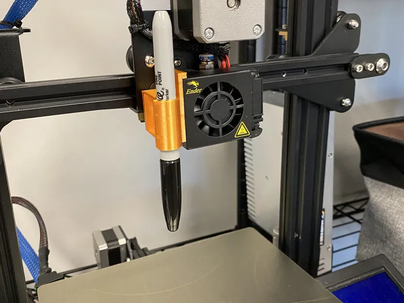Gắn bút Sharpie cho máy in 3D Ender 3 thành plotter - Image 1
