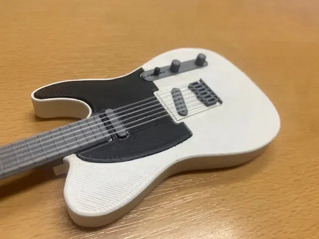 Guitar điện in 3D với dây đàn tùy chỉnh - Image 1