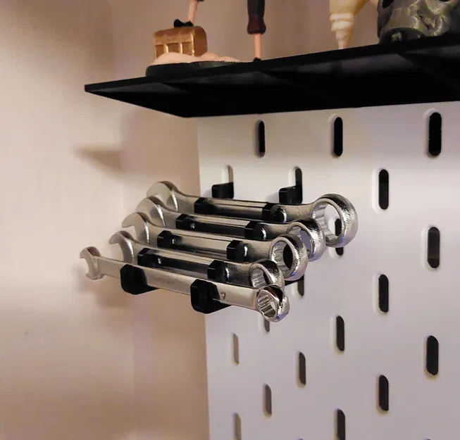 Giá đỡ chìa khóa cố định cho skadis của ikea - Image 1