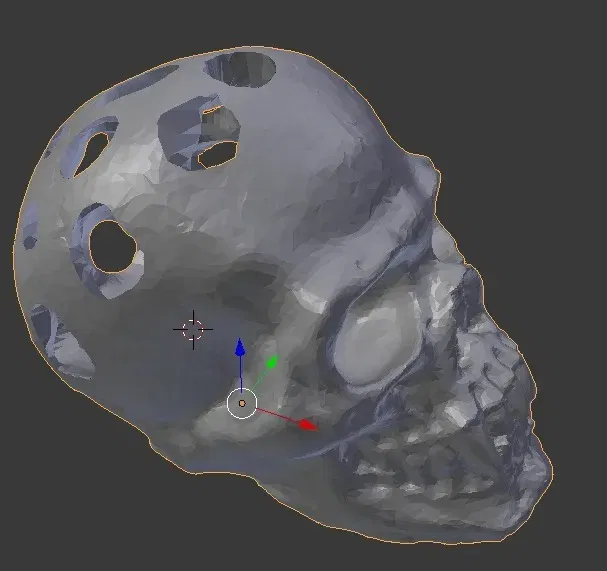 Xương sọ ma cà rồng làm khay xúc xắc - Image 1