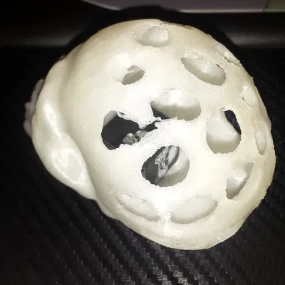 Xương sọ ma cà rồng làm khay xúc xắc