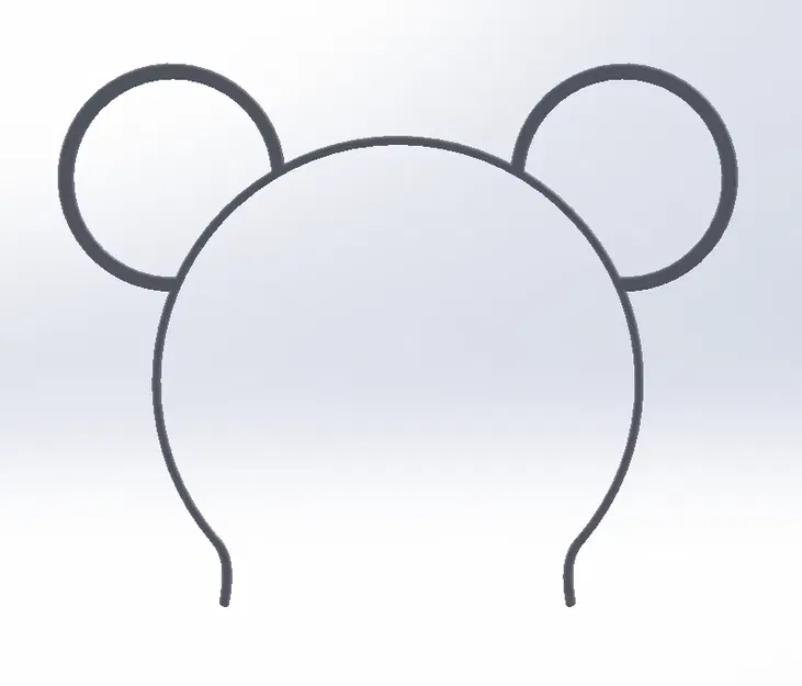 Băng đô tai tròn dễ thương cho lễ hội hóa trang - Image 1