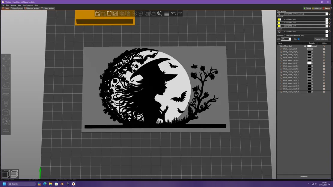 Phù thủy trong ánh trăng với giá đỡ - Image 5