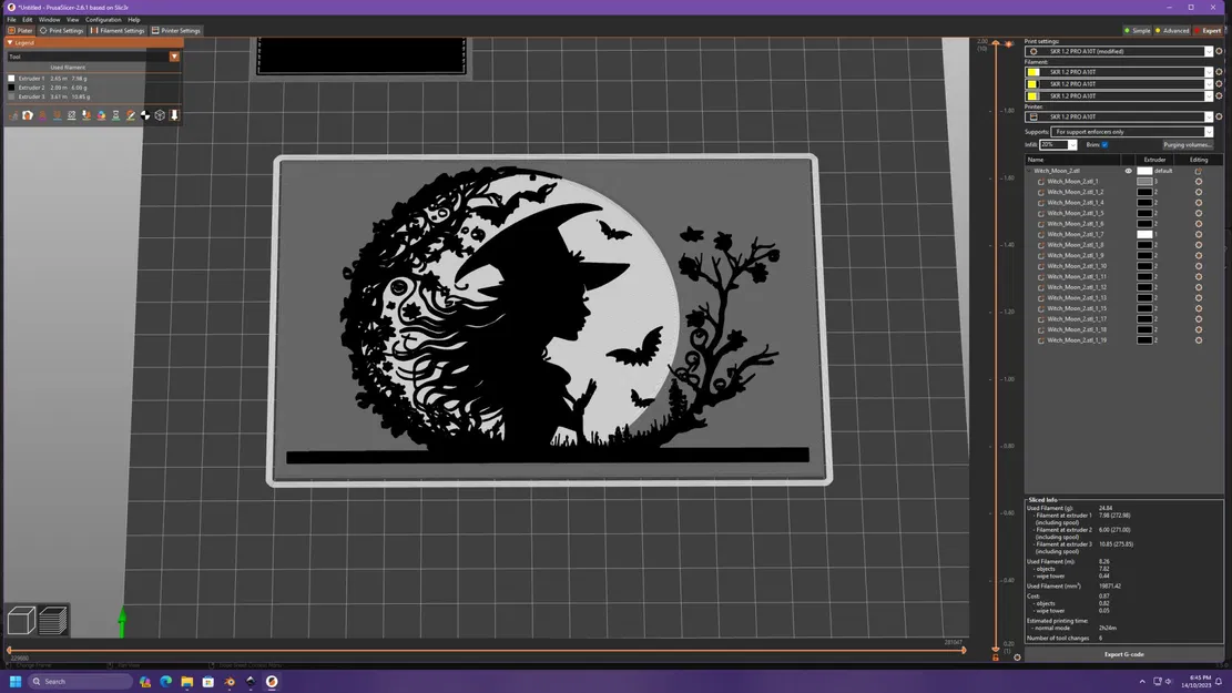 Phù thủy trong ánh trăng với giá đỡ - Image 6
