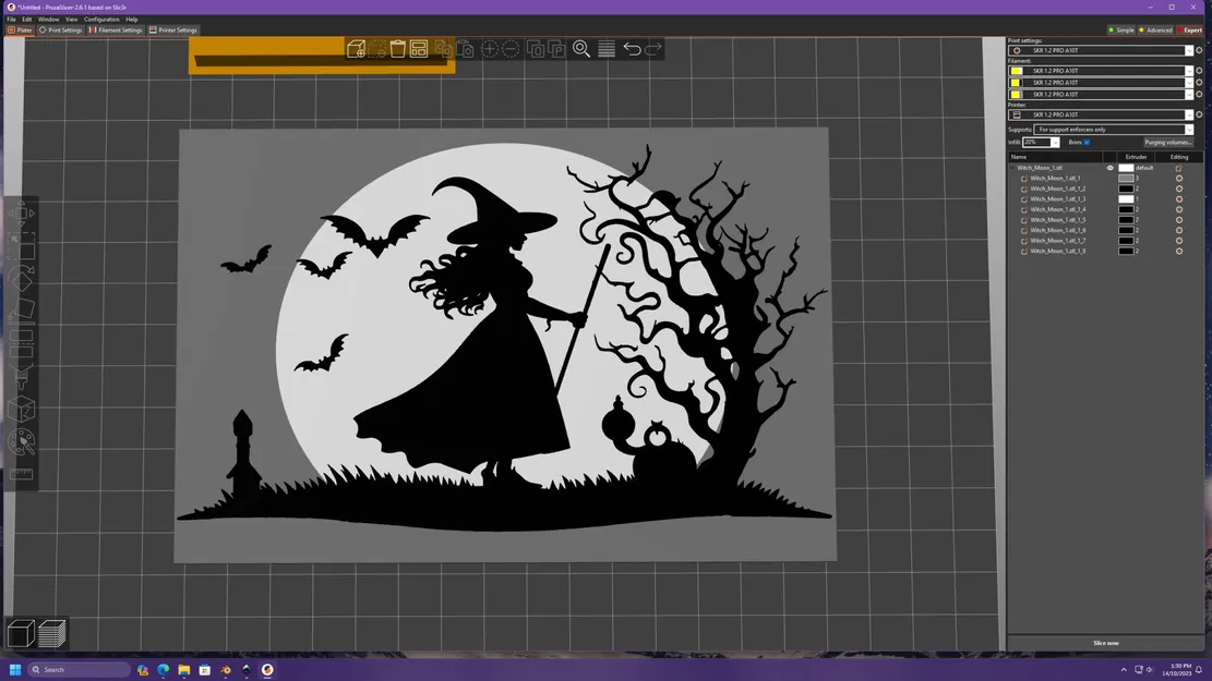 Phù thủy trong ánh trăng với giá đỡ - Image 11