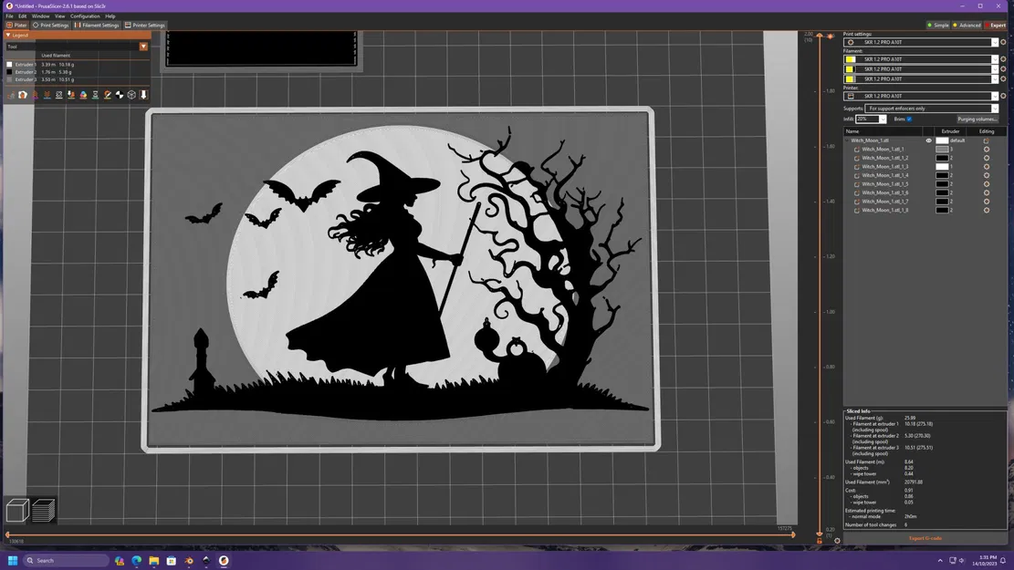 Phù thủy trong ánh trăng với giá đỡ - Image 12