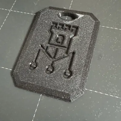 Móc khóa Tonbridge MakerSpace với logo độc đáo