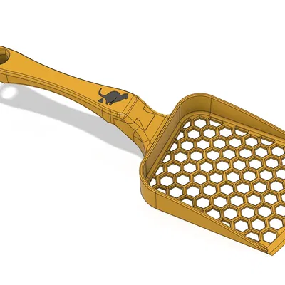 Xẻng xúc cát cho mèo với tay cầm chắc chắn