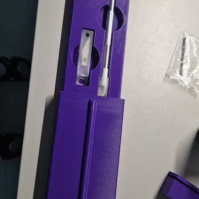 Hộp dao phẫu thuật với lỗ cho nam châm 2x3 mm