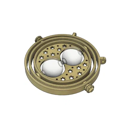 Vòng cổ Hermione với Đồng hồ cát in sẵn