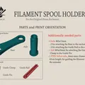 Giá đỡ cuộn filament V2 cho tủ đựng Original Prusa - Thumbnail 2