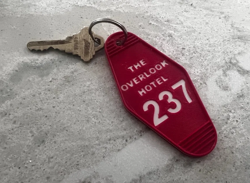 Móc chìa khóa phong cách khách sạn OVERLOOK HOTEL - Image 1