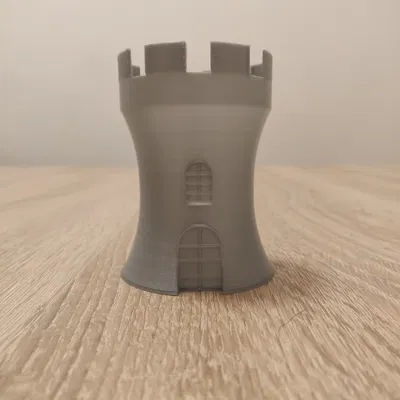 Giá đỡ bút chì hình tháp phong cách trung cổ