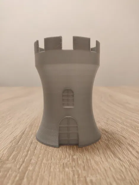 Giá đỡ bút chì hình tháp phong cách trung cổ - Image 3