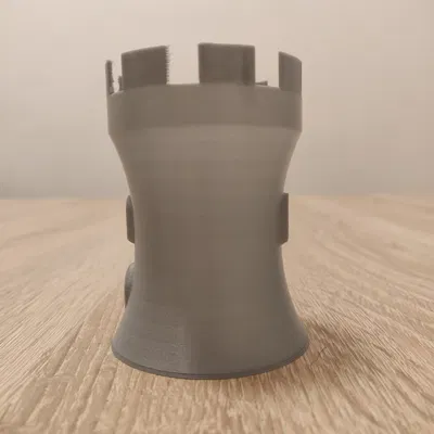 Giá đỡ bút chì hình tháp phong cách trung cổ