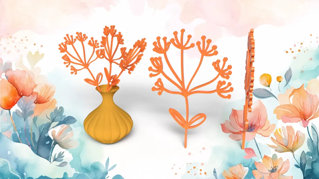 Đồ trang trí lá thảo mộc tự nhiên cho bánh và hoa - Image 1