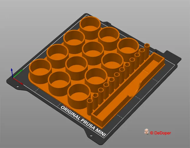 Khay phân loại sơn mini Revell cho 12 hũ 14 ml - Image 4