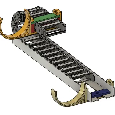 Giá đỡ ống hút chân không Onefinity X35/X50 cho rãnh dây kéo