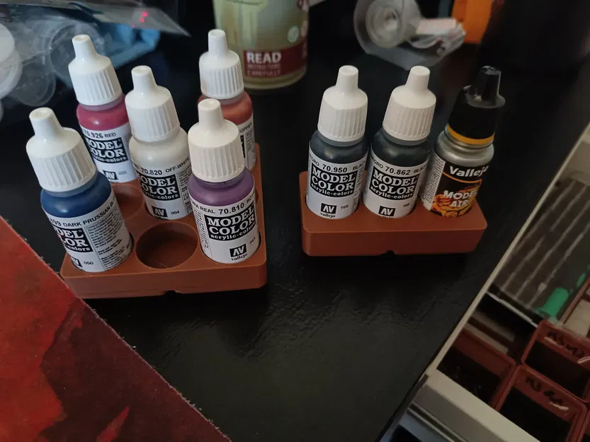 Giá đỡ chai màu Vallejo 17ml cho tổ chức tiện lợi - Image 1