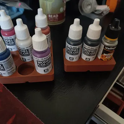 Giá đỡ chai màu Vallejo 17ml cho tổ chức tiện lợi