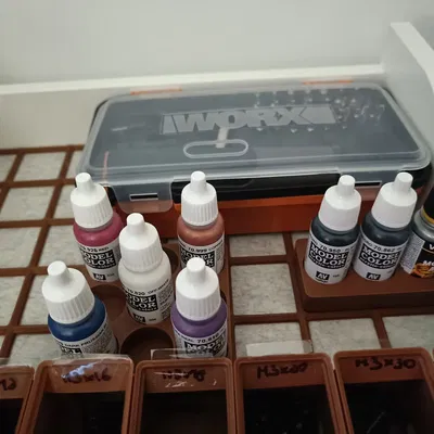 Giá đỡ chai màu Vallejo 17ml cho tổ chức tiện lợi