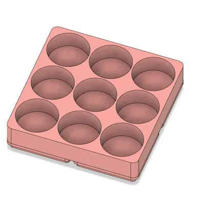 Giá đỡ chai màu Vallejo 17ml cho tổ chức tiện lợi