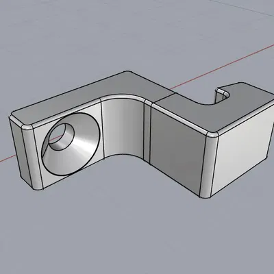 Giá đỡ lắp bảng cho profile nhôm 40x40 Nut8