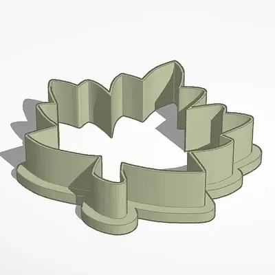 Cutter bánh quy hình lá đơn giản