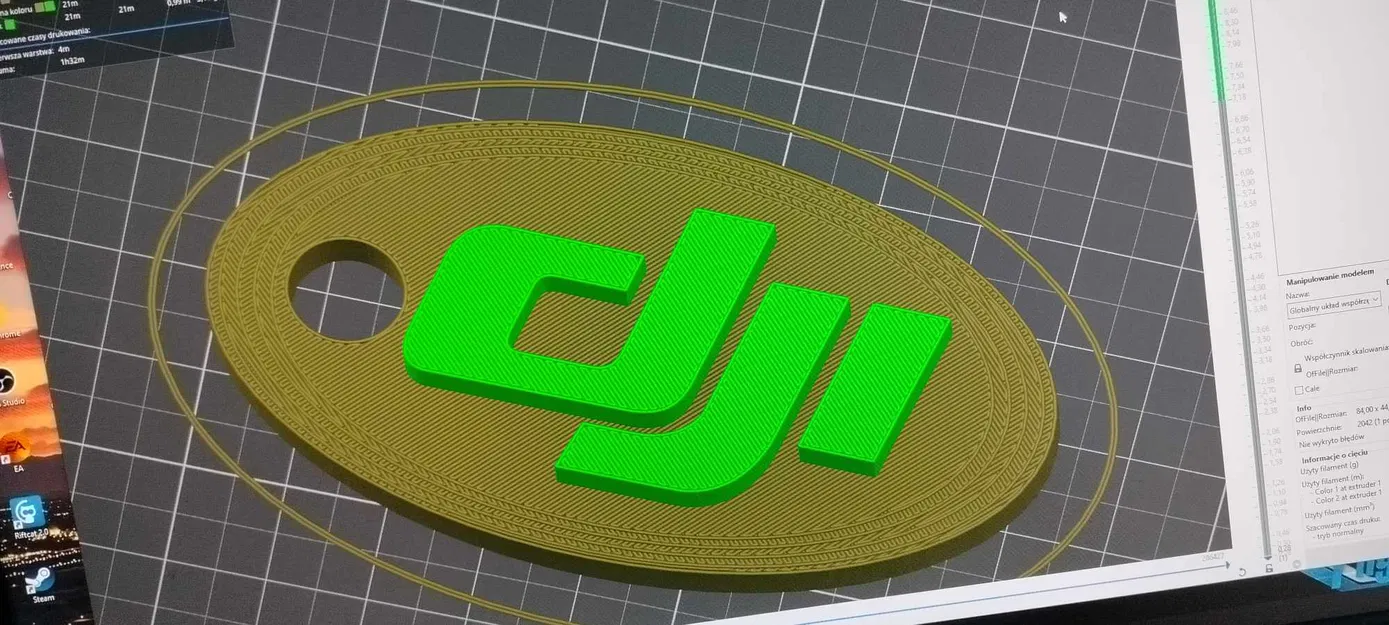 Móc khóa logo DJI cho ba lô và phụ kiện drone - Image 6