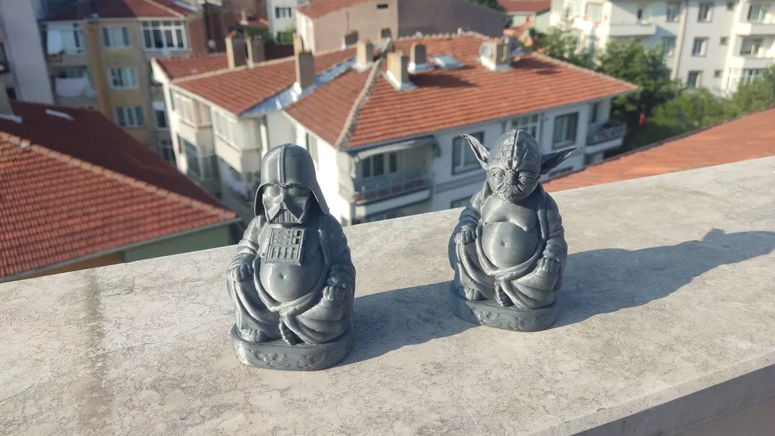 Buddha Yoda và Buddha Darth Vader trong phong cách Pop-Buddha - Image 1