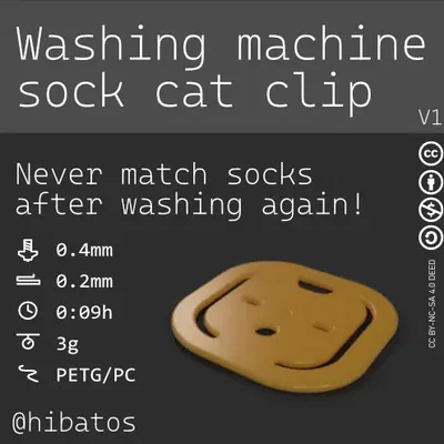 Kẹp tất hình mèo dễ thương cho máy giặt