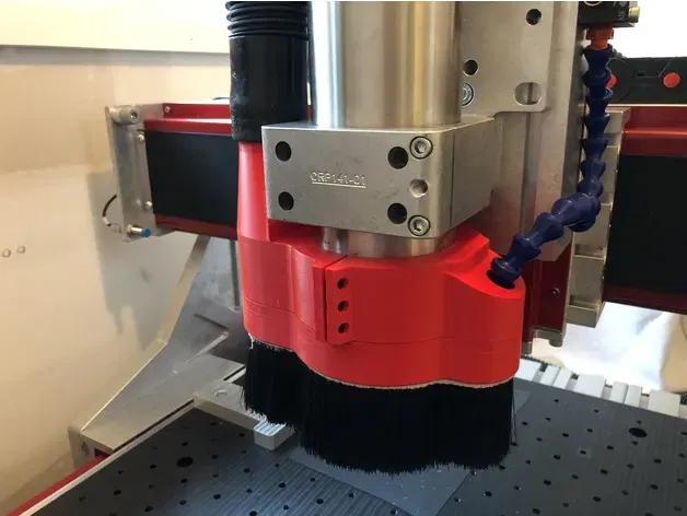 **Bộ thu bụi trục chính 80mm 2.2kw với lỗ đi MQL** - Image 1