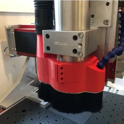 **Bộ thu bụi trục chính 80mm 2.2kw với lỗ đi MQL**