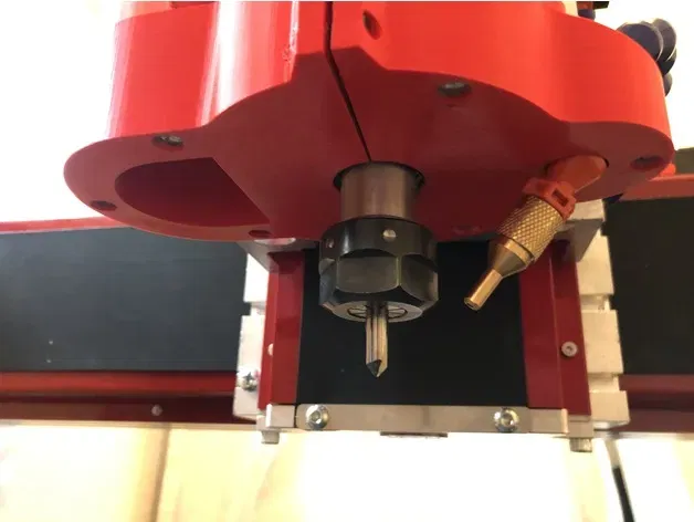 **Bộ thu bụi trục chính 80mm 2.2kw với lỗ đi MQL** - Image 3