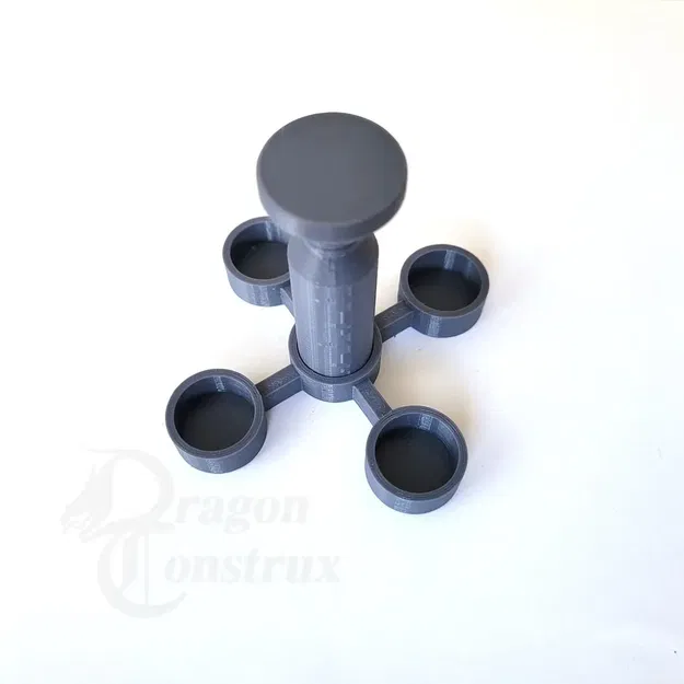 Bộ tay cầm và đế sơn mô hình thu nhỏ không từ tính - Image 6