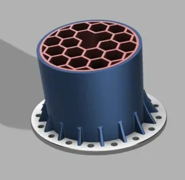 Giá đỡ bút hình lục giác cho bàn làm việc - Image 1