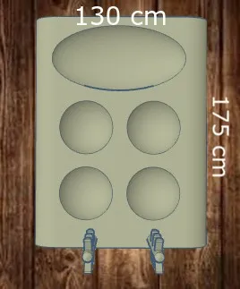 Giá đỡ cọ vẽ và bảng màu sơn độc đáo - Image 1