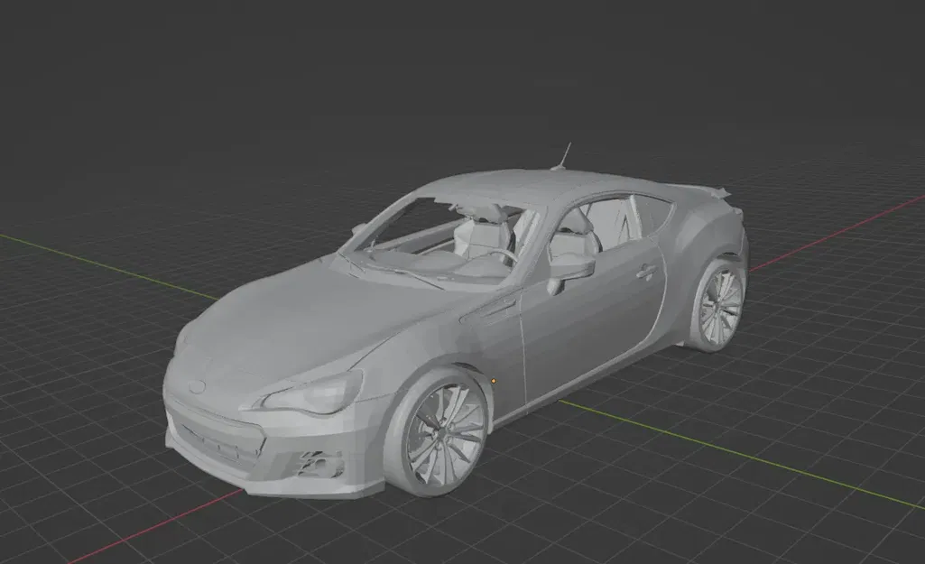 Mô hình xe thể thao Subaru BRZ 2014 chi tiết cao - Image 1