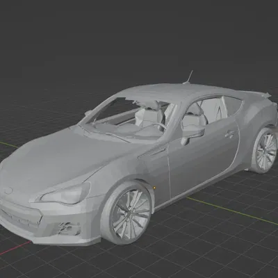 Mô hình xe thể thao Subaru BRZ 2014 chi tiết cao