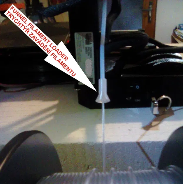 Bộ nạp filament hình phễu cho máy in Prusa MINI+ - Image 1