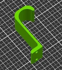 Giá đỡ thanh treo rèm 65mm cho phòng tắm - Image 1