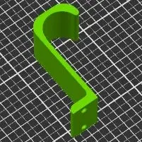 Giá đỡ thanh treo rèm 65mm cho phòng tắm