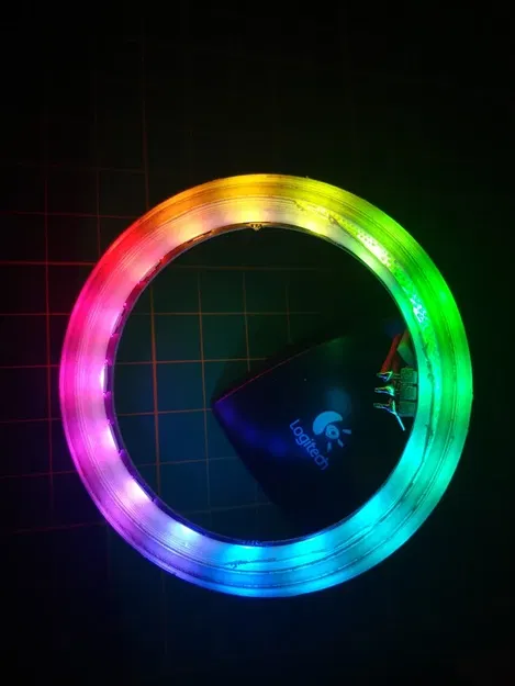 Bộ khuếch tán đèn LED 16 bóng WS2812 NeoPixel gắn vào - Image 1