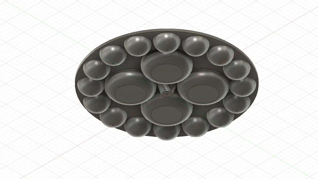 Bảng màu sơn với giá đỡ cọ vẽ trung tâm - Image 3