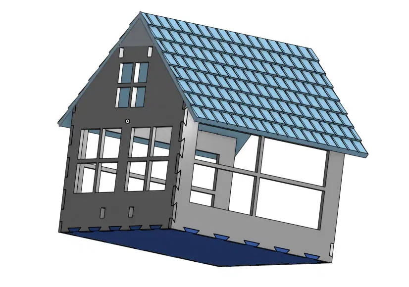 Cây cho chim ăn dễ lắp ráp từ bộ xây dựng đơn giản - Image 1