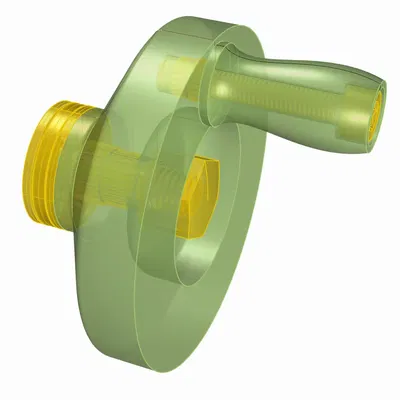 Bánh xe tay Unimat DB cho máy tiện 200