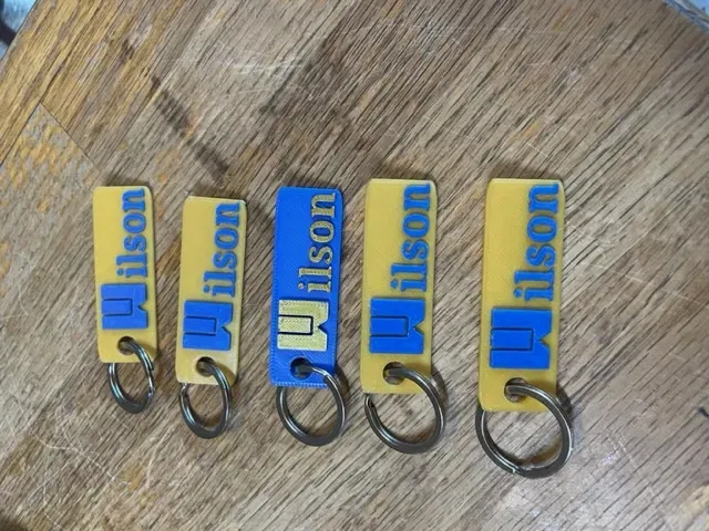 Móc chìa khóa thiết kế đơn giản từ TinkerCad - Image 1